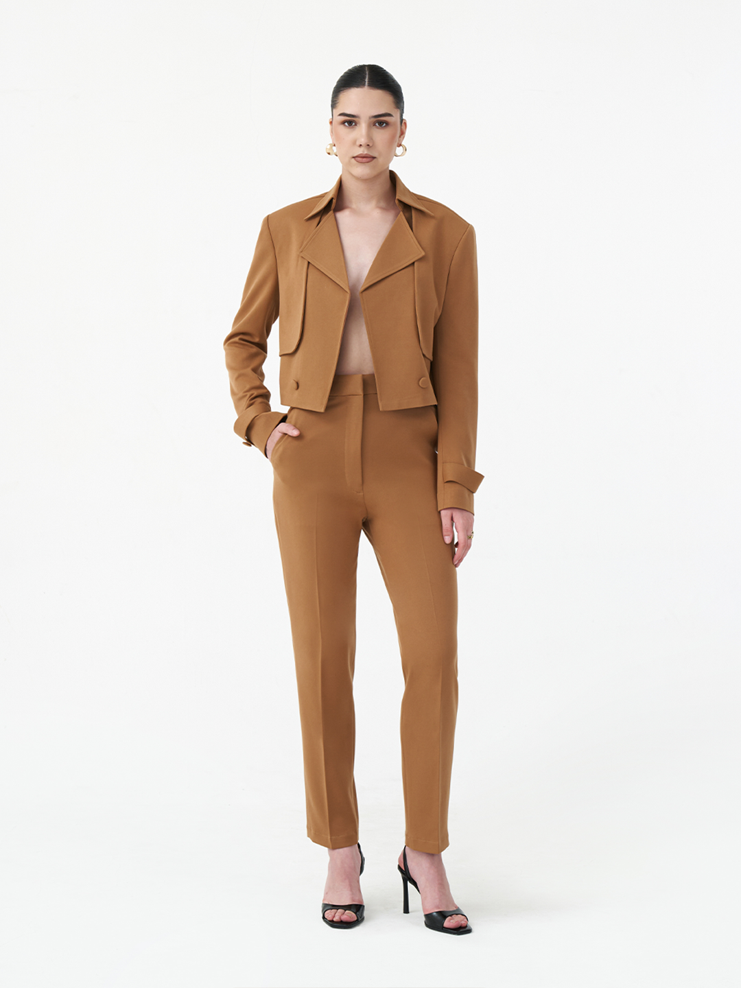 Amber Crop Blazer